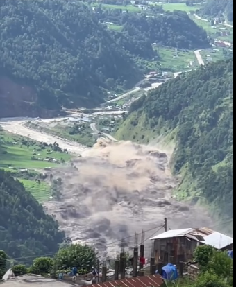 रसुवाको भोटेकोशीमा बाढी, सतर्कता अपनाउन आग्रह