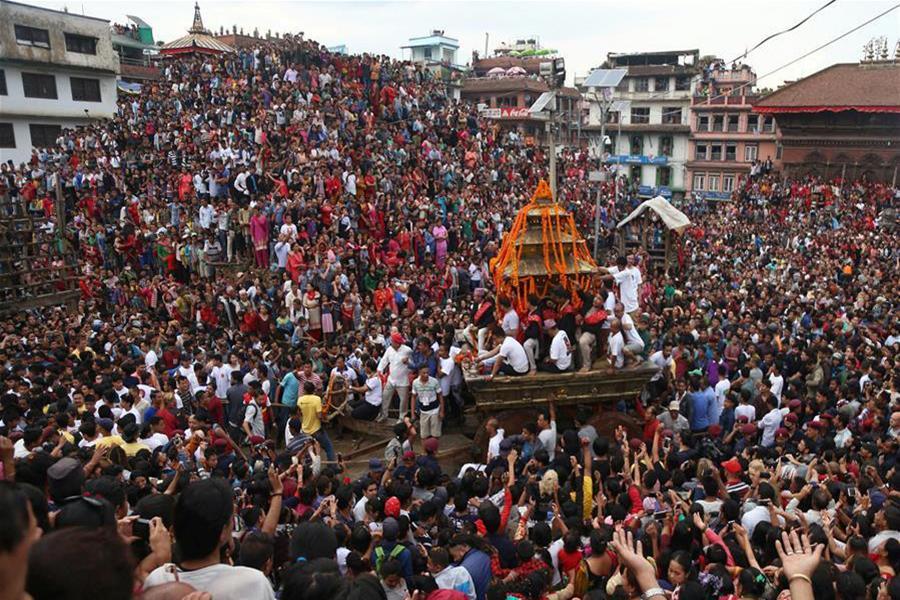 आज इन्द्रजात्रा पर्व मनाइँदै : वसन्तपुरमा गणेश, भैरव र कुमारीको रथयात्रा