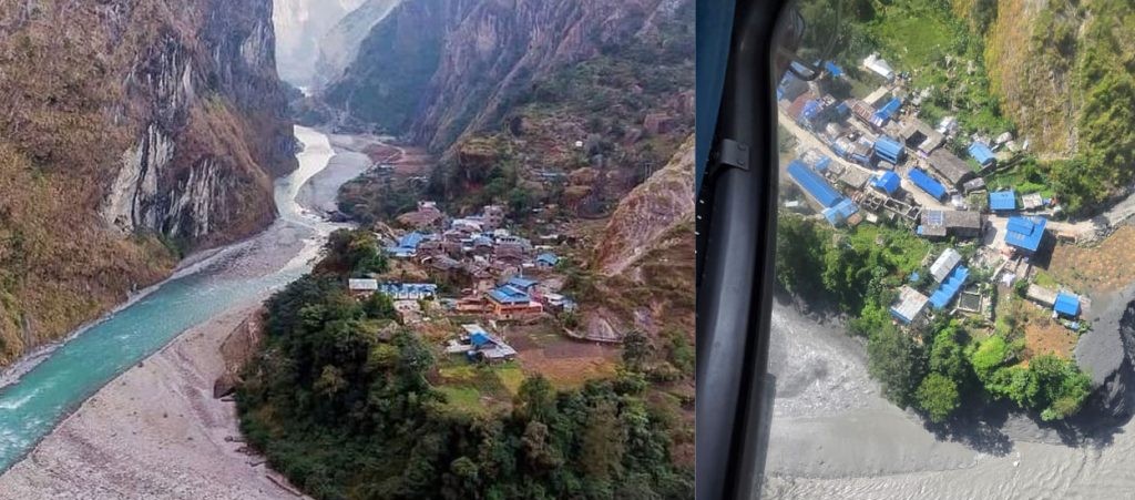 बाढीपछि नाकाबन्दीमा पर्‍यो गोरखाको जगत गाउँ 